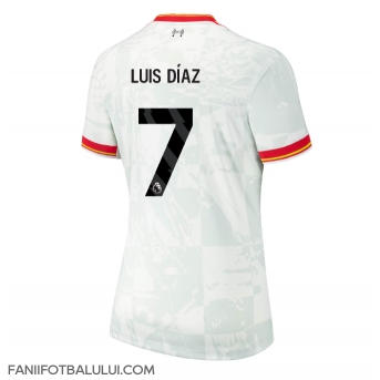 Liverpool Luis Diaz #7 Tricou Fotbal Replică 2024-25 Femei Treilea